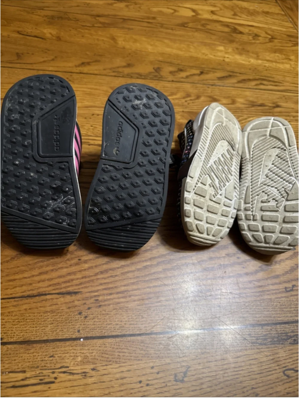 Adidas Pink Black Multi Color Kids Shoes Size 7K Nike Ashton Modern 2 Pairs